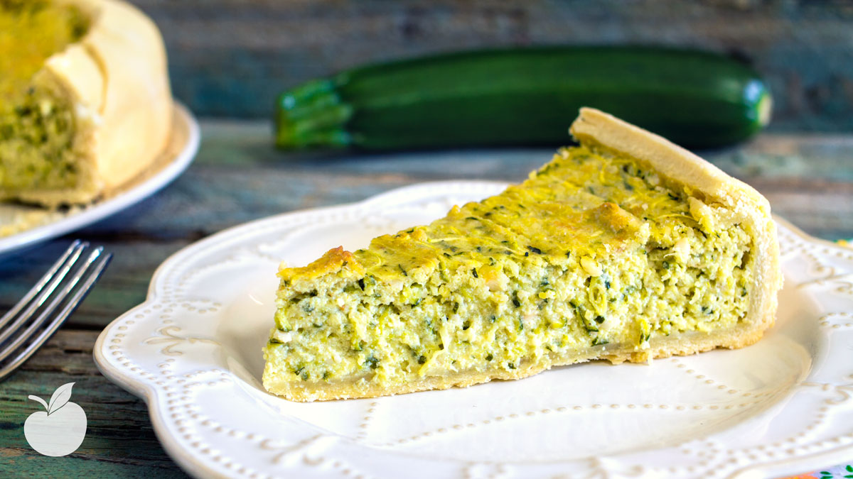 Torta rustica di zucchine