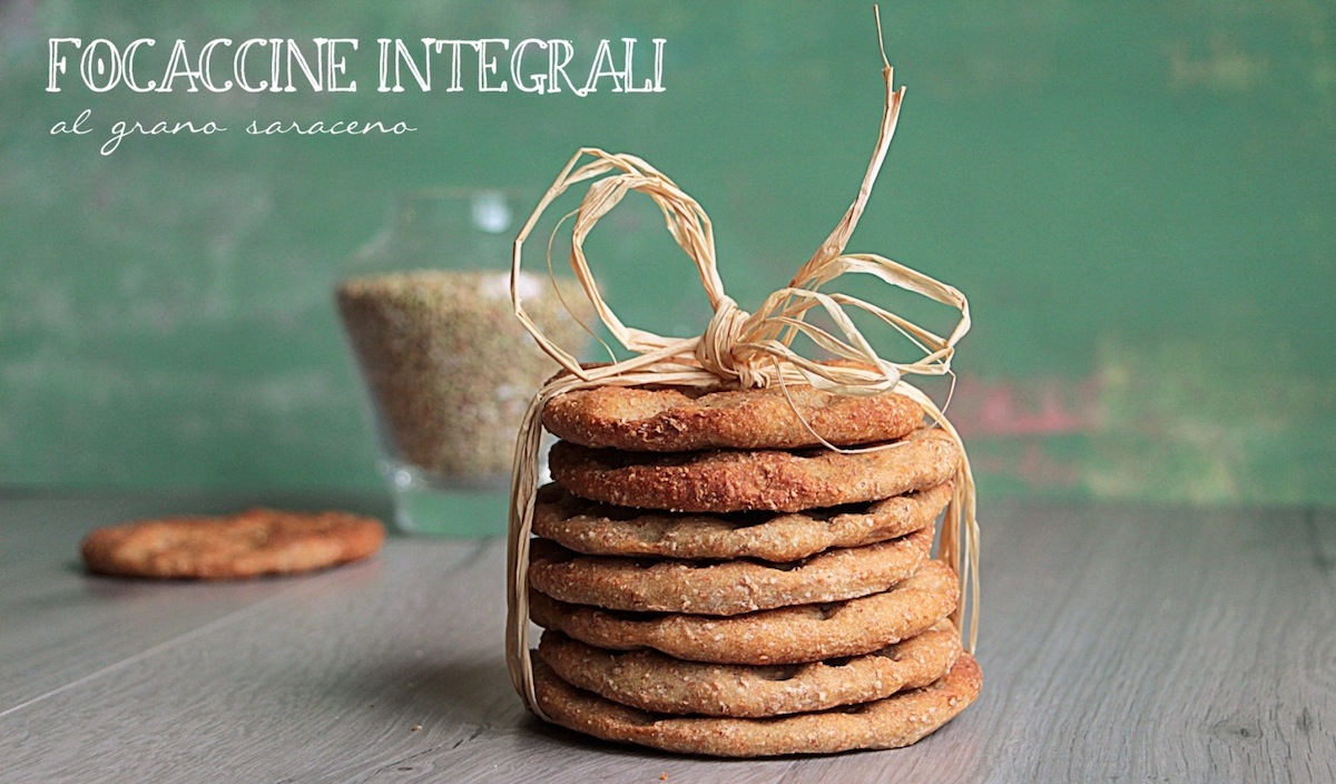 Focaccine Proteiche al Grano Saraceno