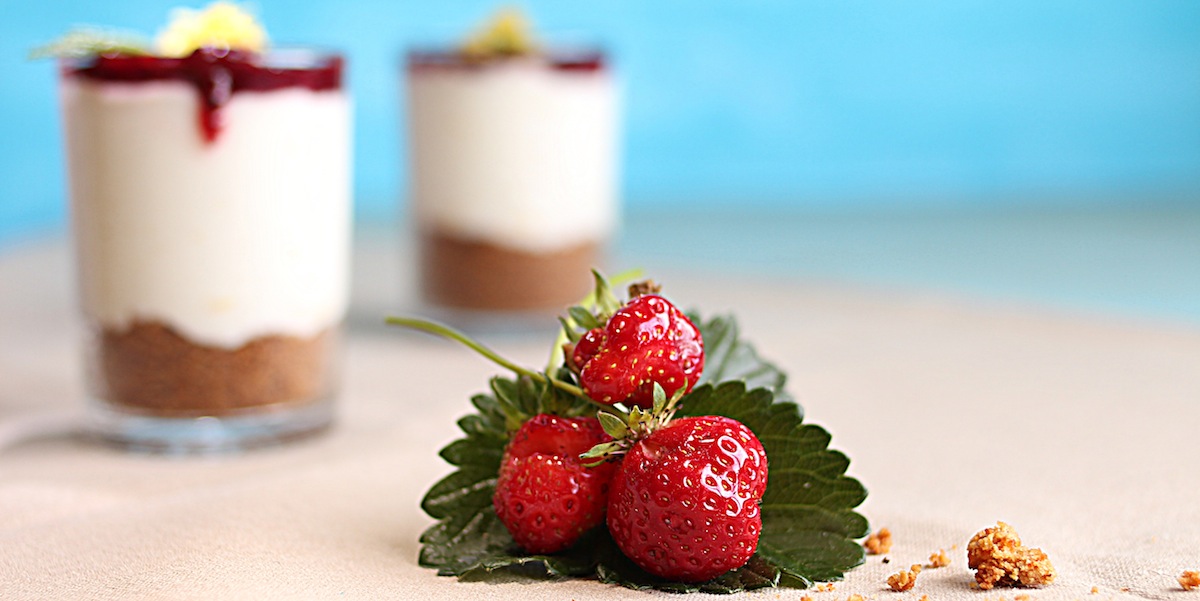 Cheese cake monoporzione