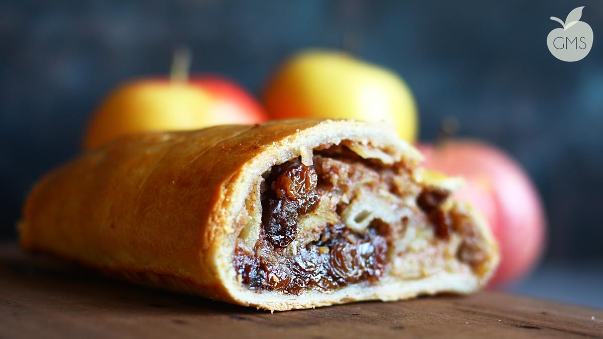 Strudel di mele, senza burro né uova