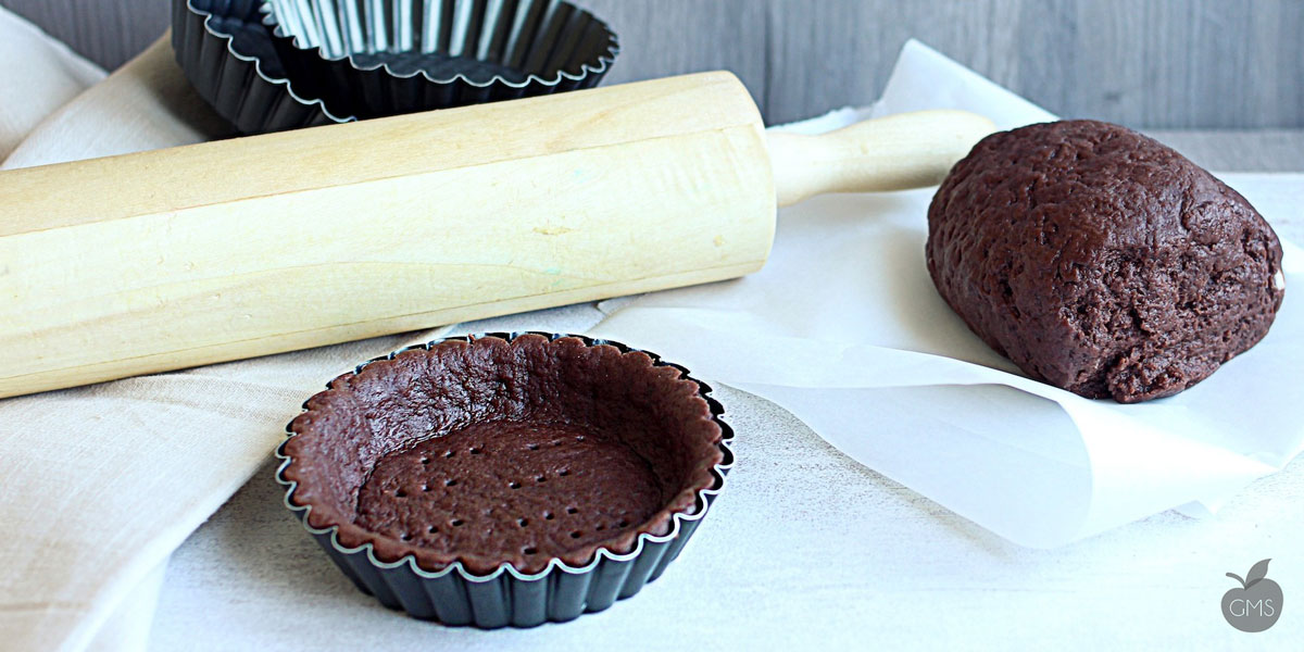 Pasta frolla al cacao senza burro né uova