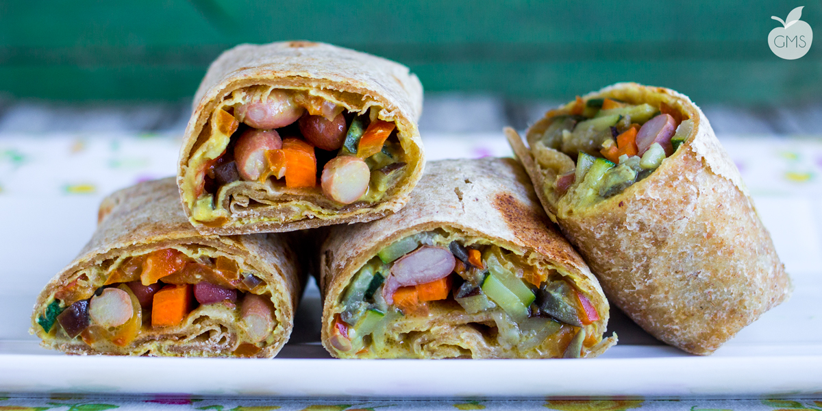 Burrito al farro e verdure