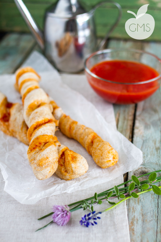 Grissini gusto pizza | Ricetta vegan - Il Goloso Mangiar Sano