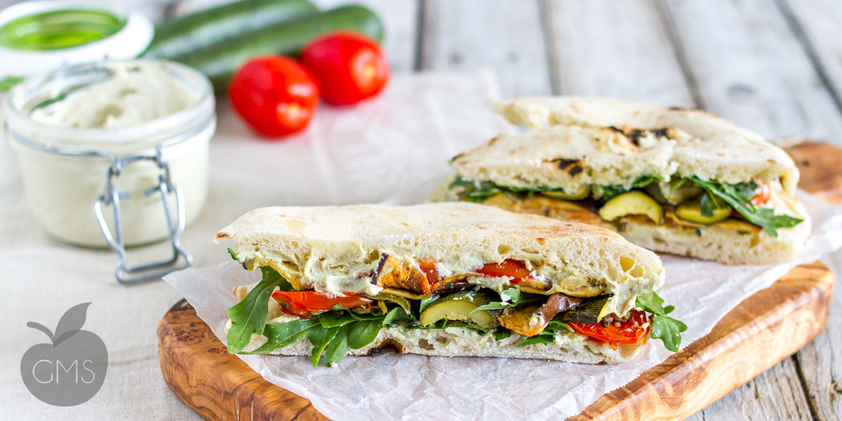 Panino mediterraneo | Ricetta Vegan