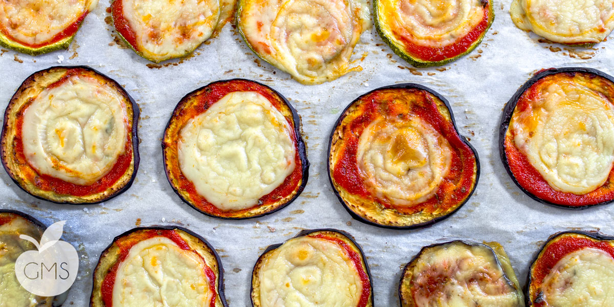 Pizzette di melanzane e zucchine