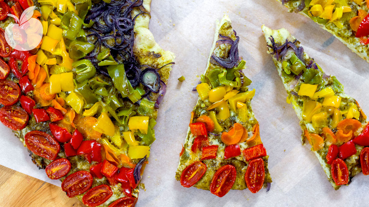 Pizza Rainbow – Ricetta Facile