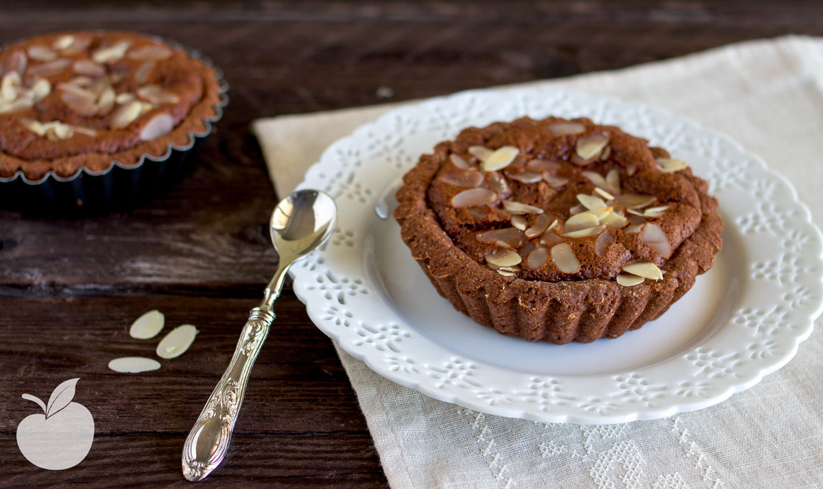 Crostatine pere e cioccolato | Ricetta Vegan