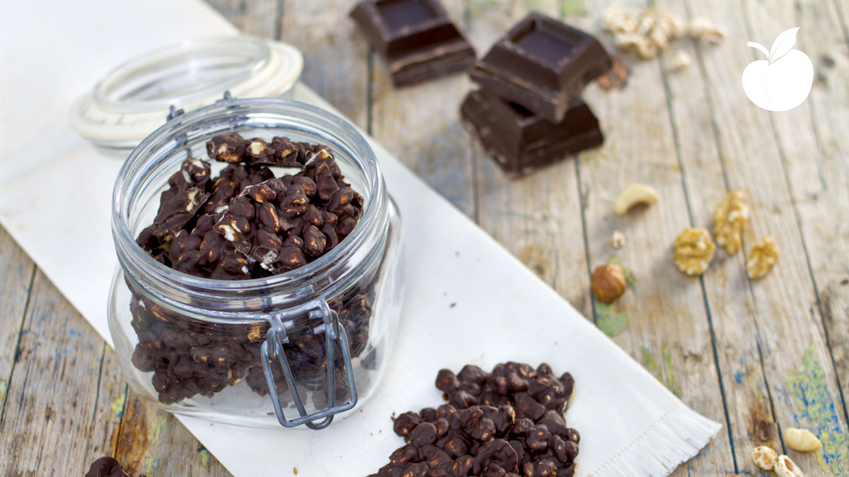 Barrette fatte in casa ai cereali e cioccolato