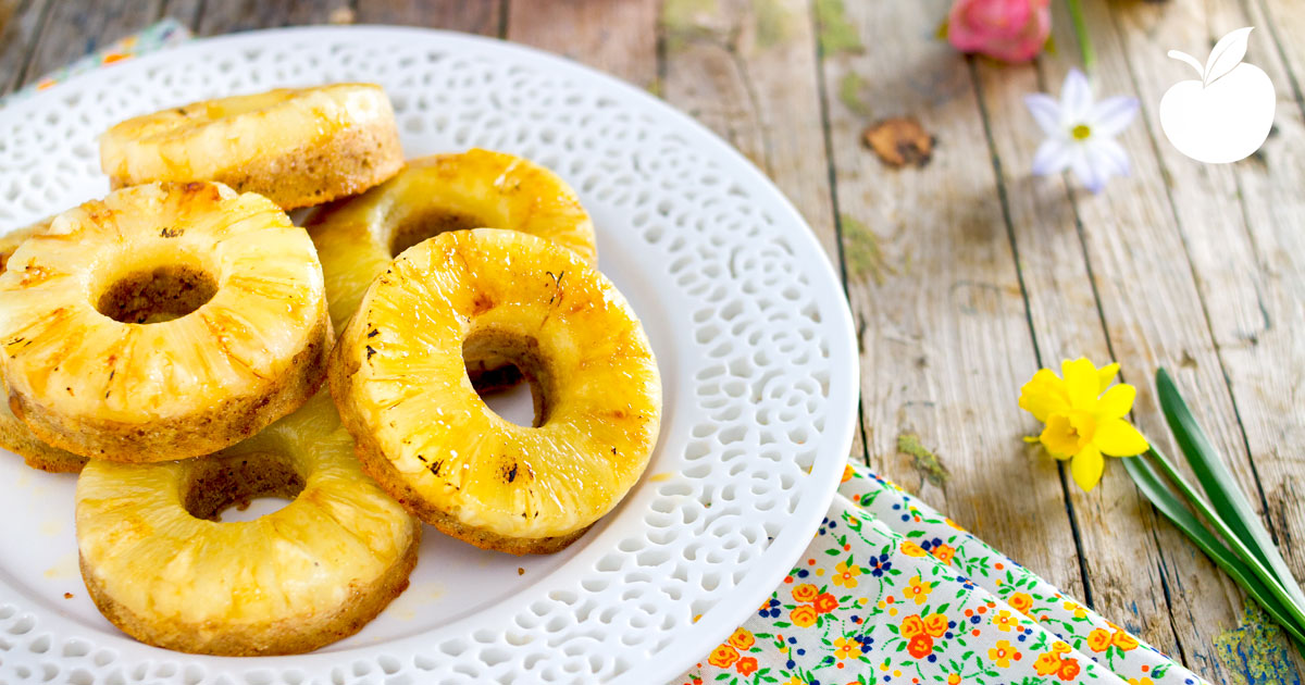 Tortini rovesciati all’ananas | Ricetta vegan