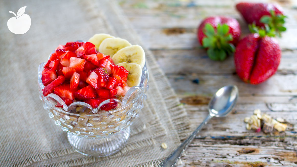 Porridge alle fragole