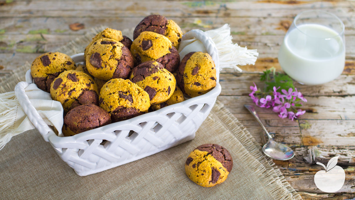 Biscotti al doppio cioccolato