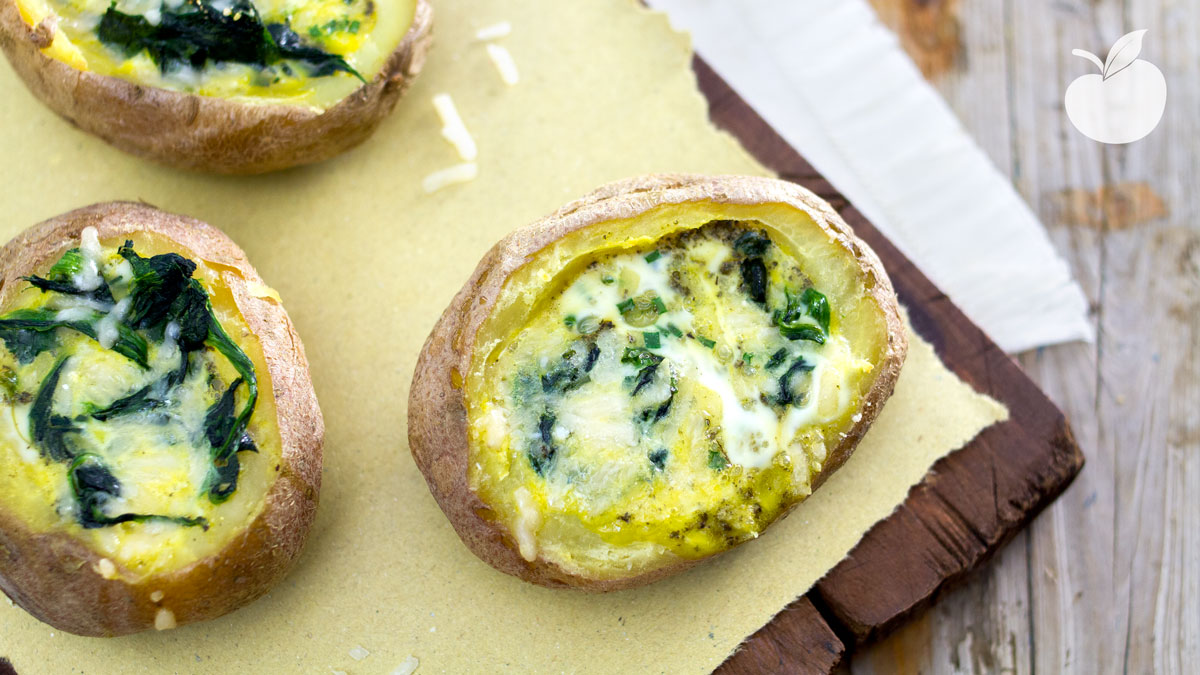 Patate al forno ripiene