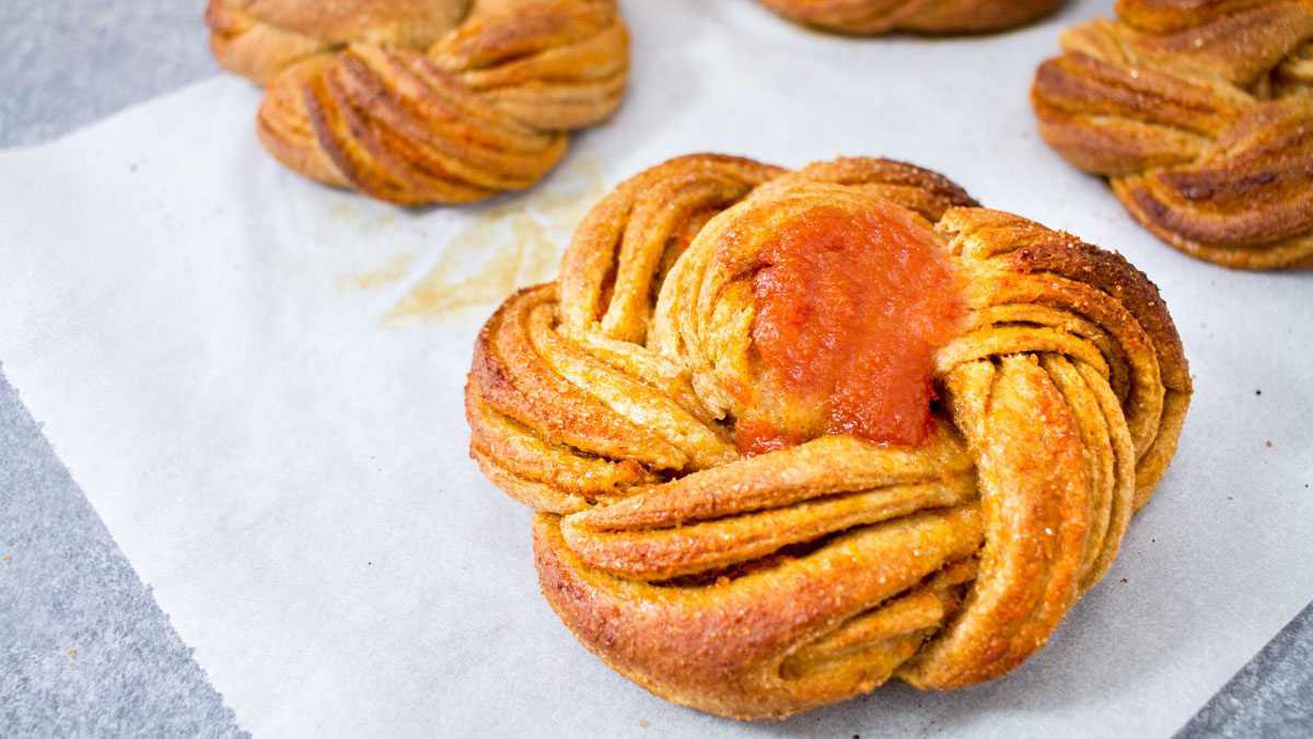 Brioches alla marmellata
