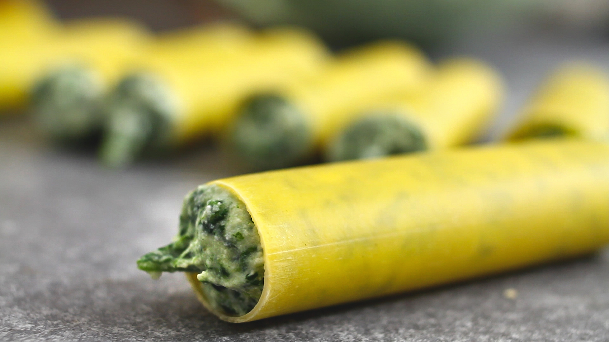 Cannelloni di ricotta e spinaci