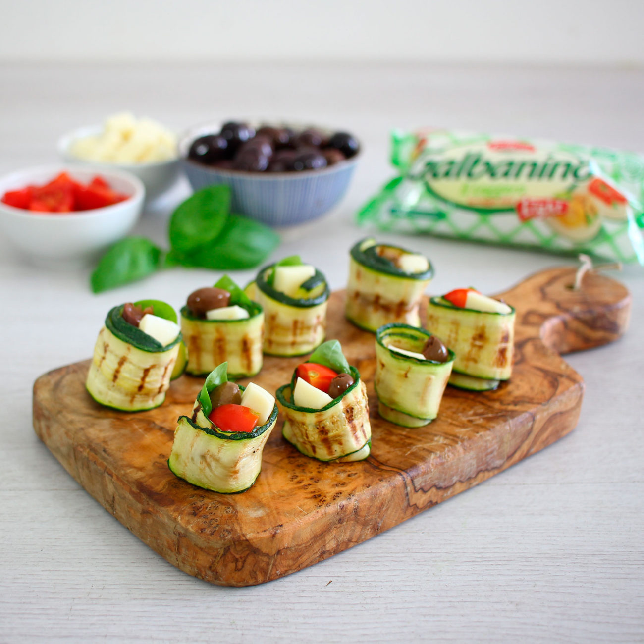 Involtini di zucchine e galbanino light
