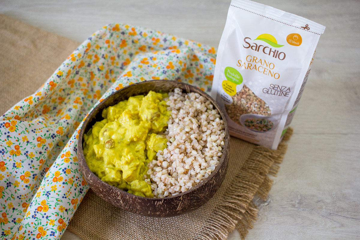 Curry alla zucca e grano saraceno