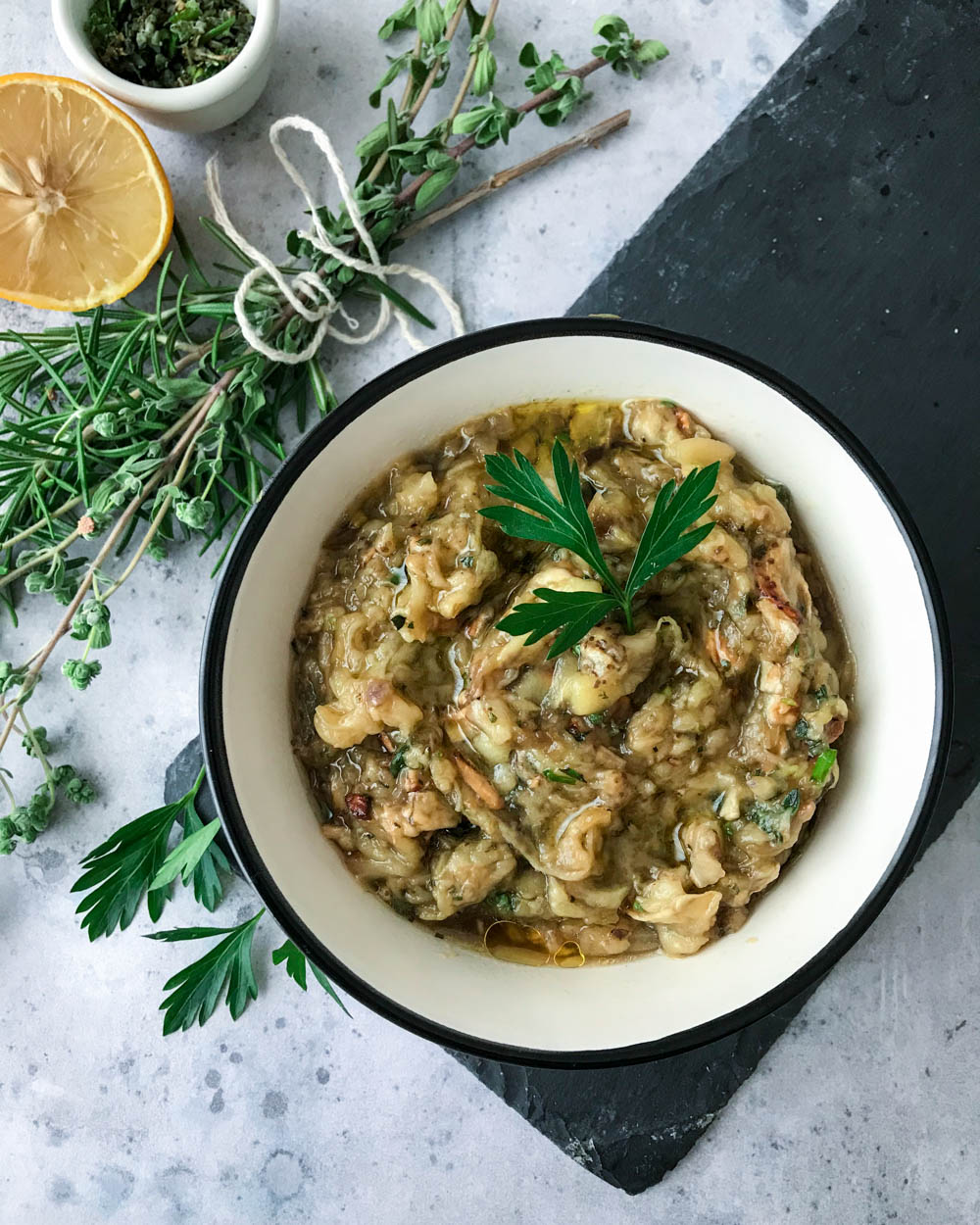 Babaganoush una crema di melanzane