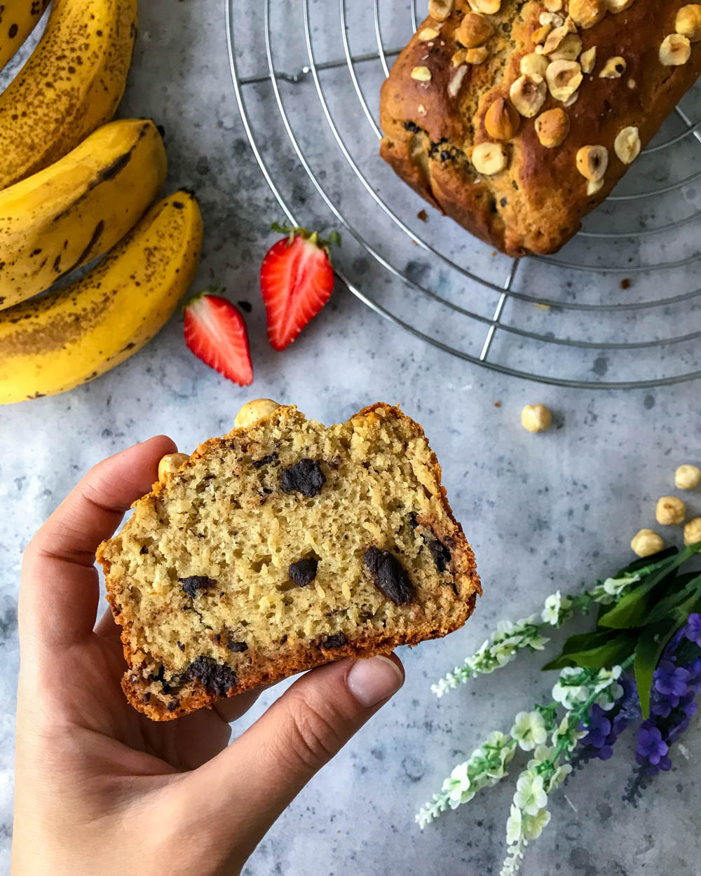 Banana bread senza zucchero