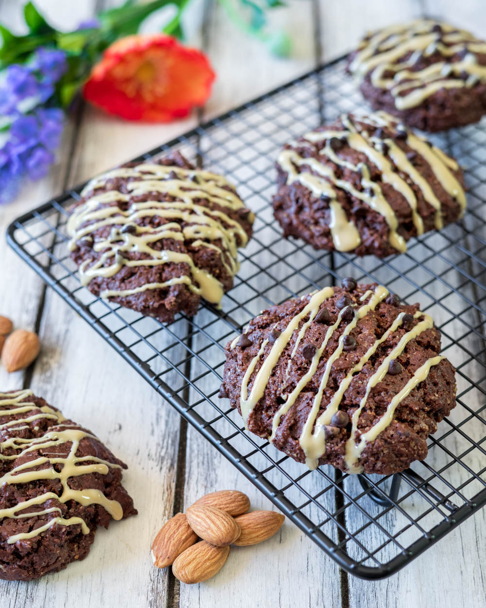 Biscotti cioccolato e mandorle