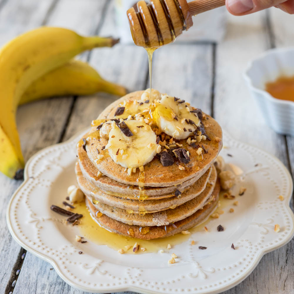 Pancake alla banana senza glutine