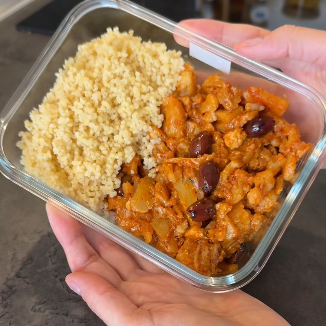Schiscetta al cavolfiore piccante e cous cous