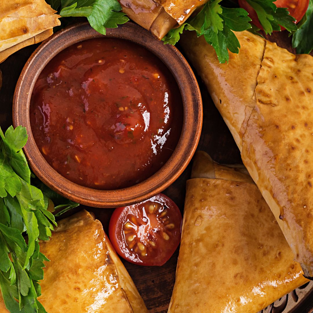 Samosa: triangolini di pasta fillo