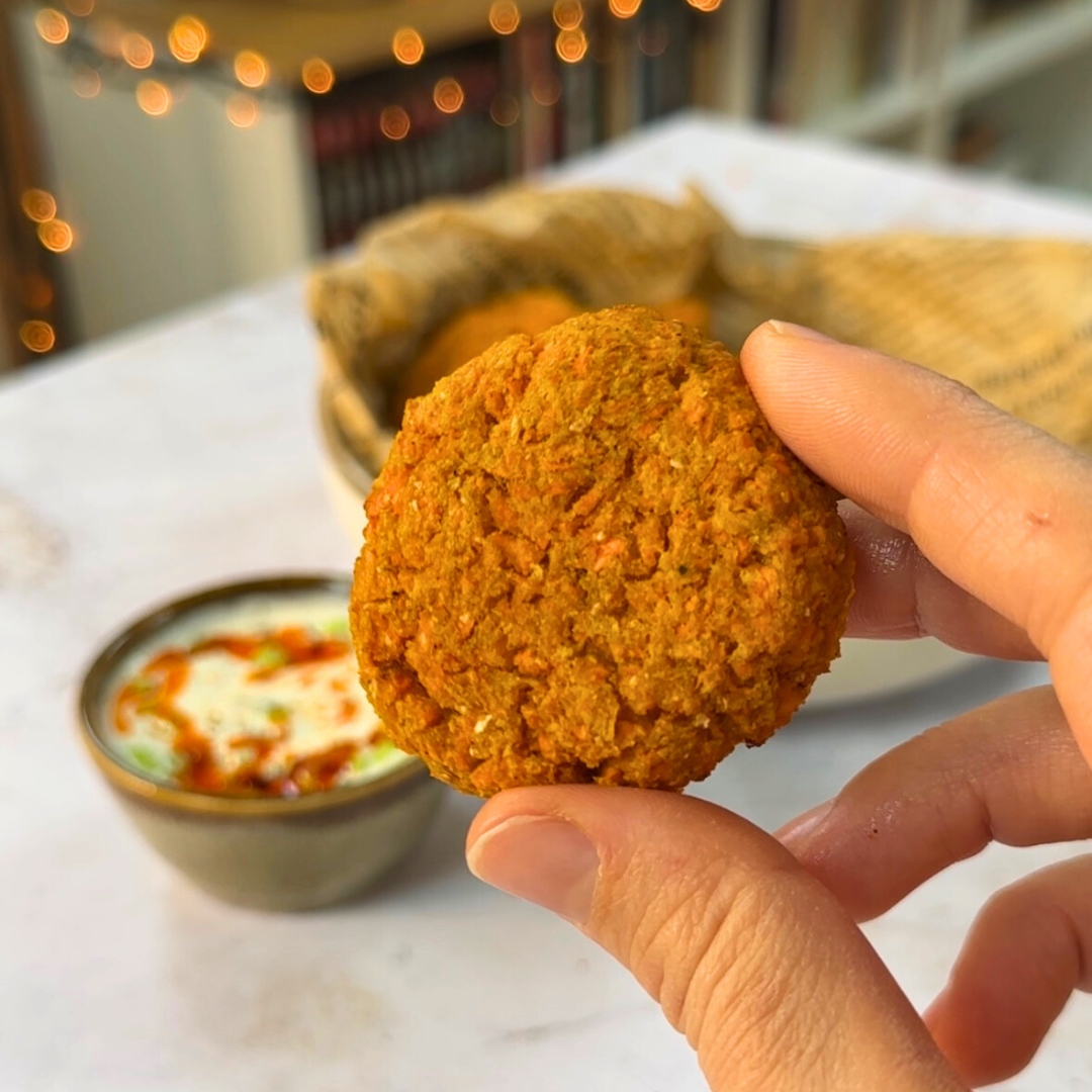 Polpette di carote proteiche e leggere