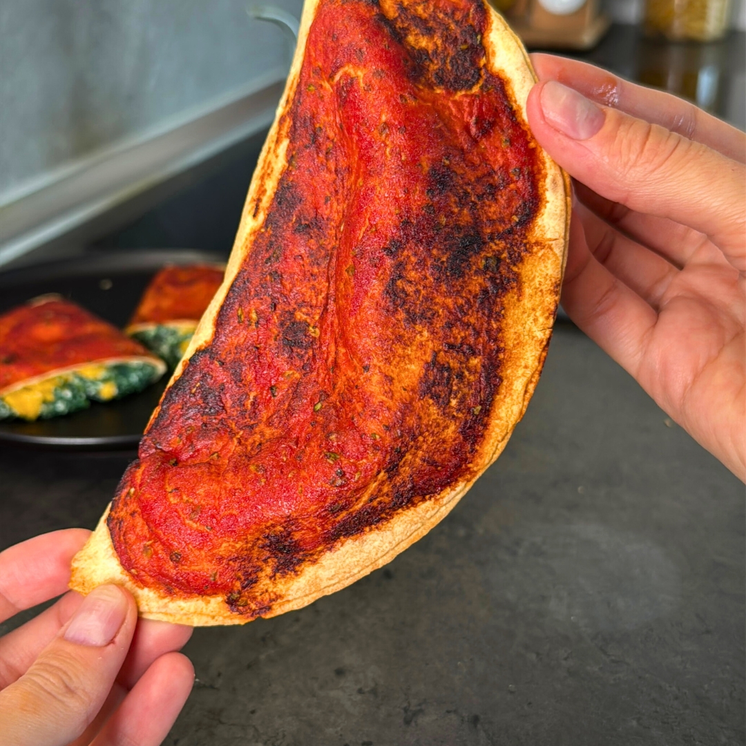 Calzone piadina perfetti per il meal prep