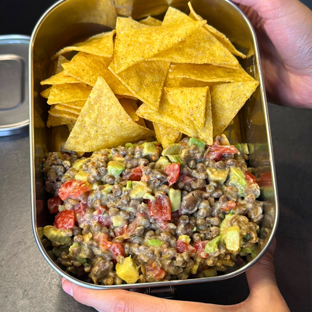 Schiscetta di lenticchie per l’ufficio