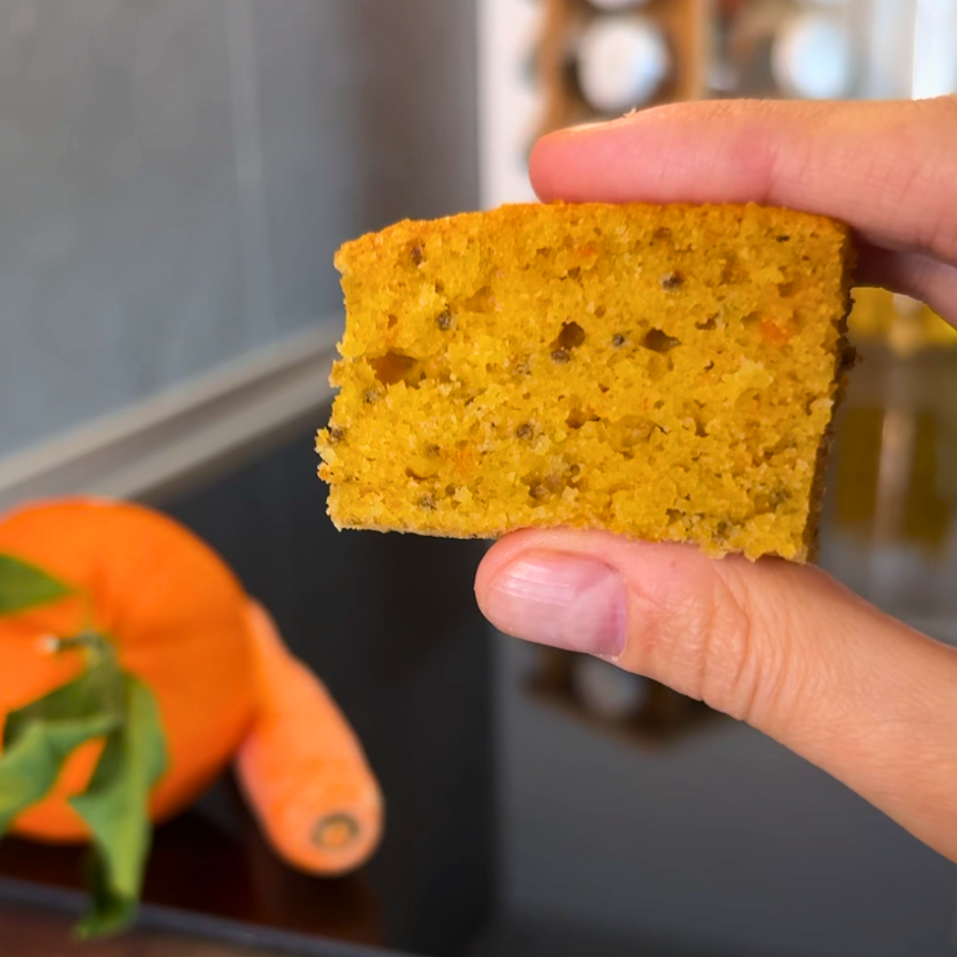 Torta soffice alle carote e arancia