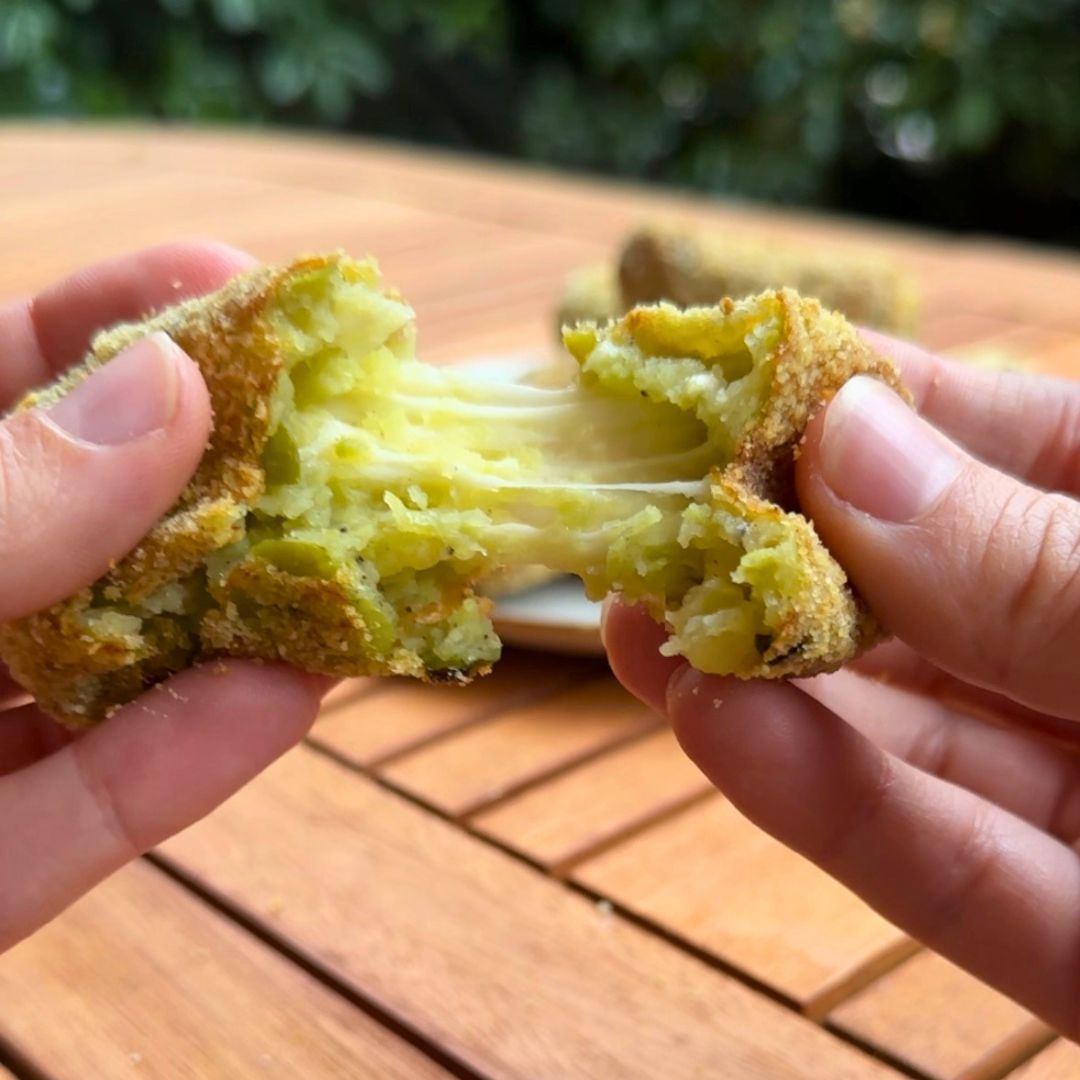 Crocchette di patate e fave